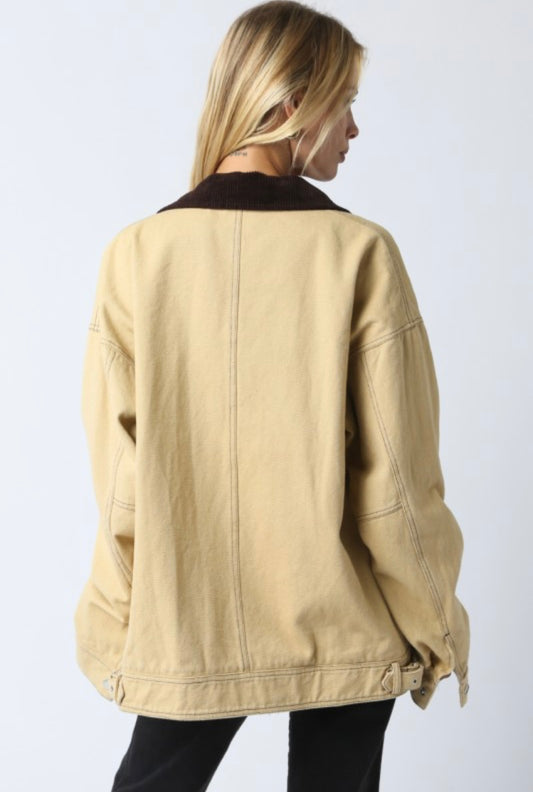 Elliott Barn Jacket -Taupe