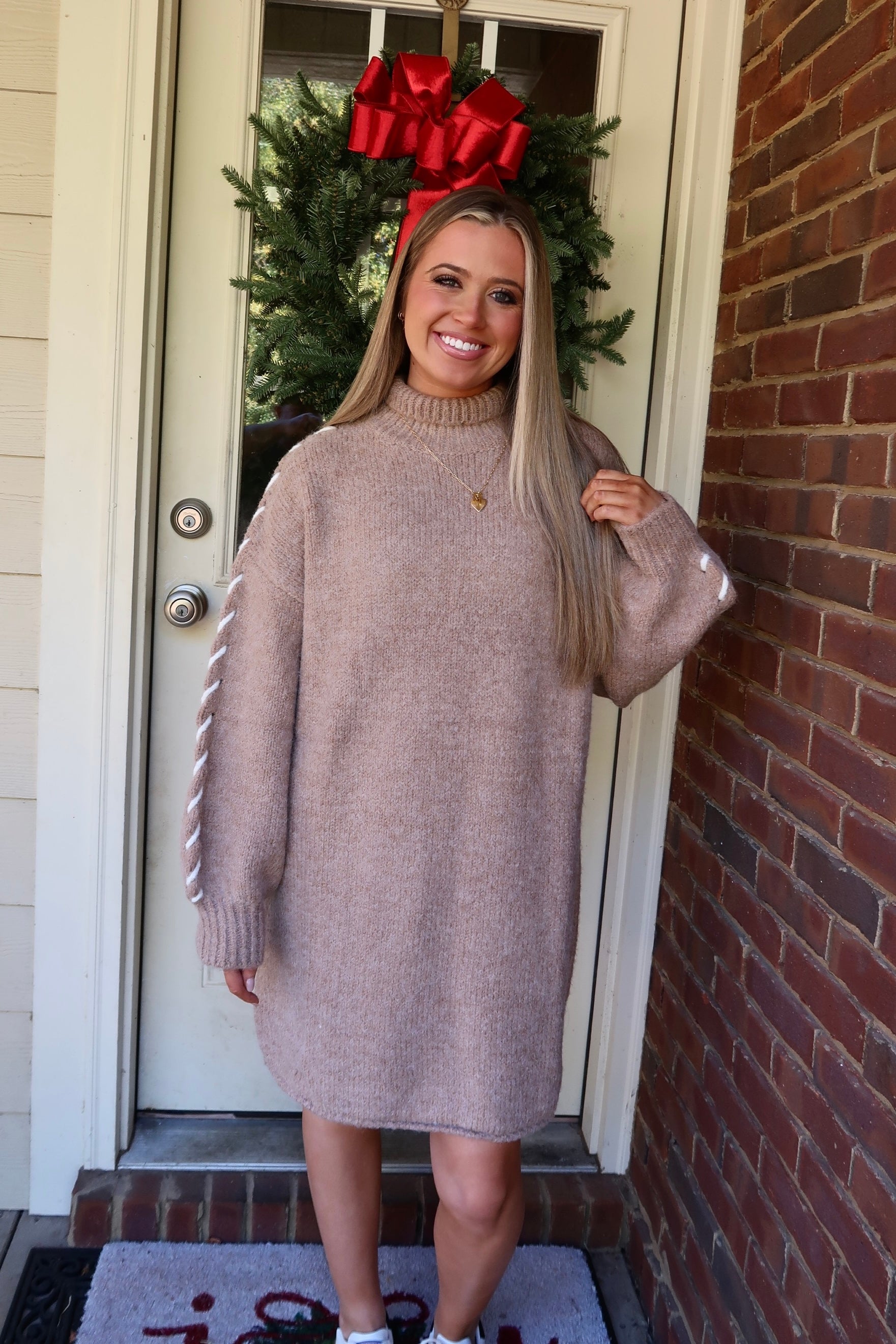 mocha knit dress Mocha Dorothy Perkins Button Cuff Slim Knitted Midi Dress