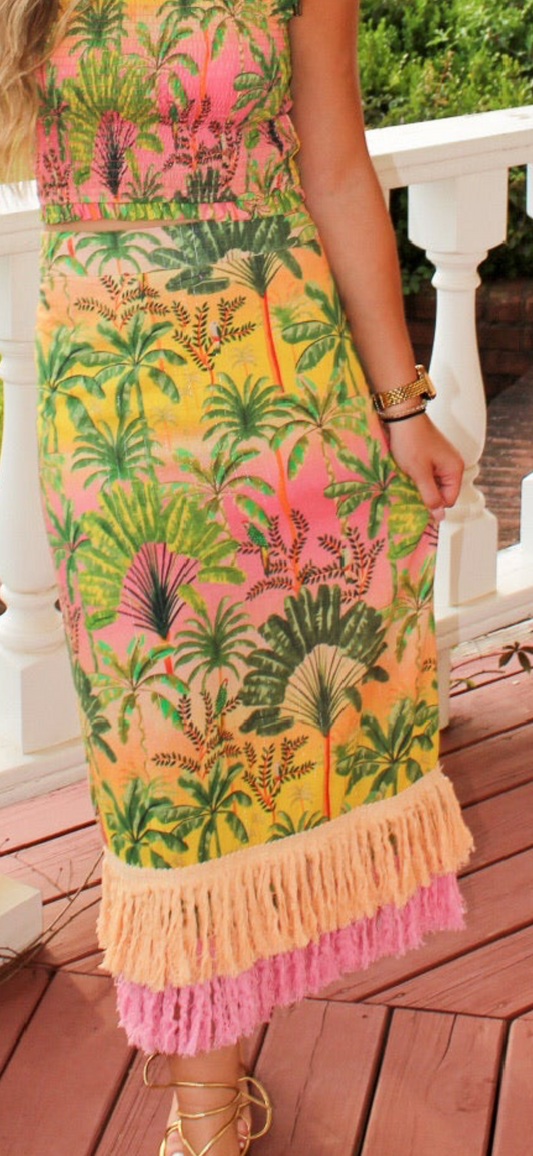 Endless Summer Fringe Skirt