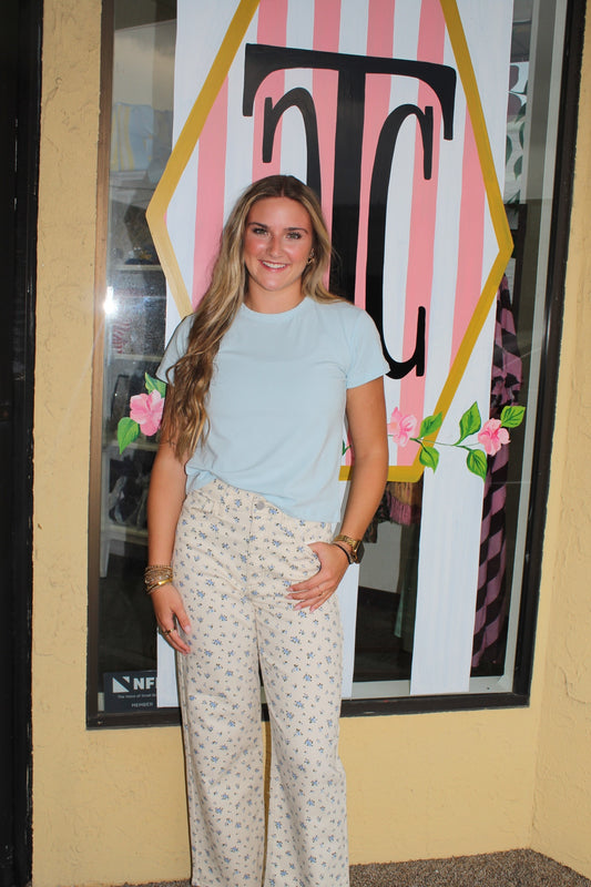 Comfy Baby Blue T-Shirt