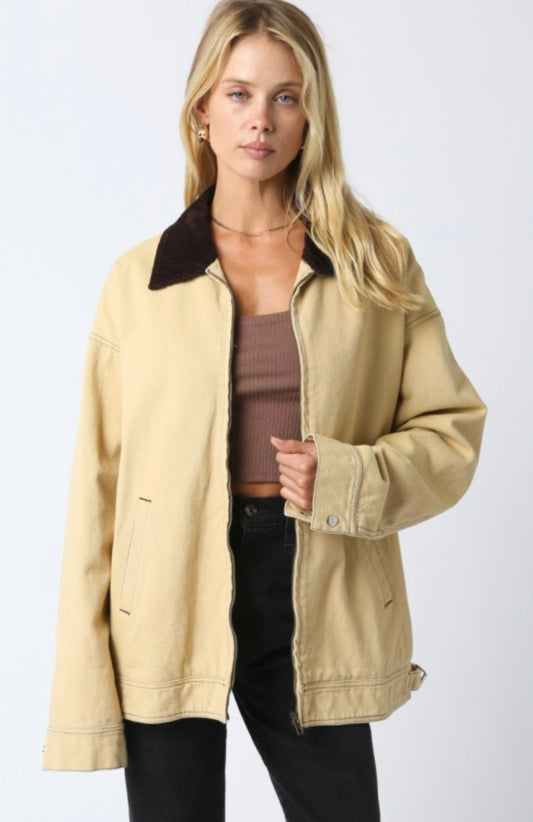 Elliott Barn Jacket -Taupe