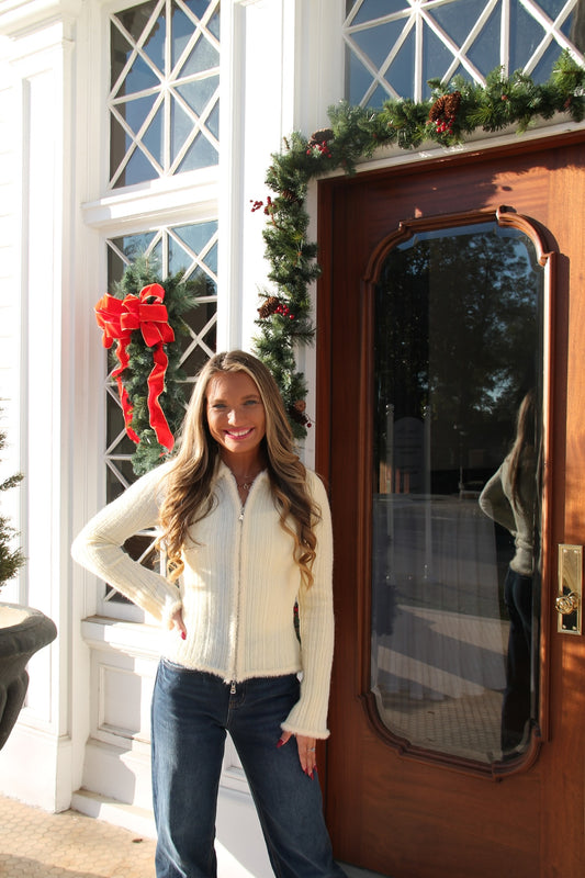 Yellow/Blue Ombre Sweater