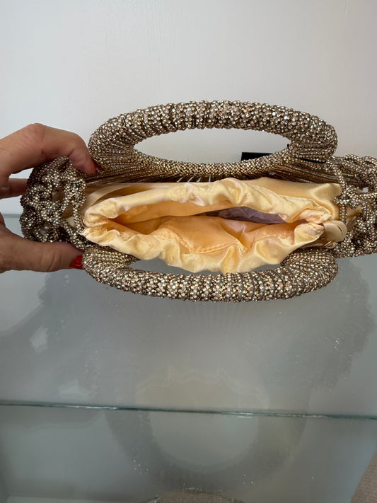Callista Evening Bag- Gold