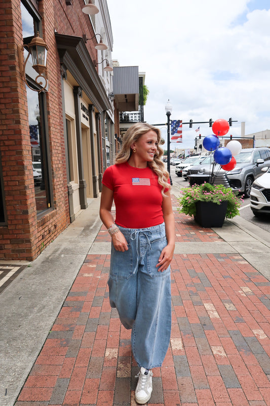 Beach Barrel Drawstring Jeans