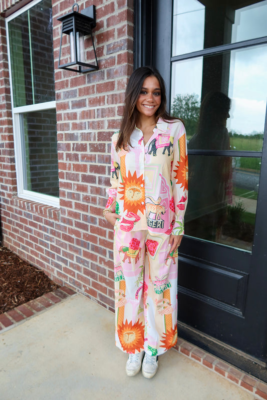 Lotusland Safari Pants Set