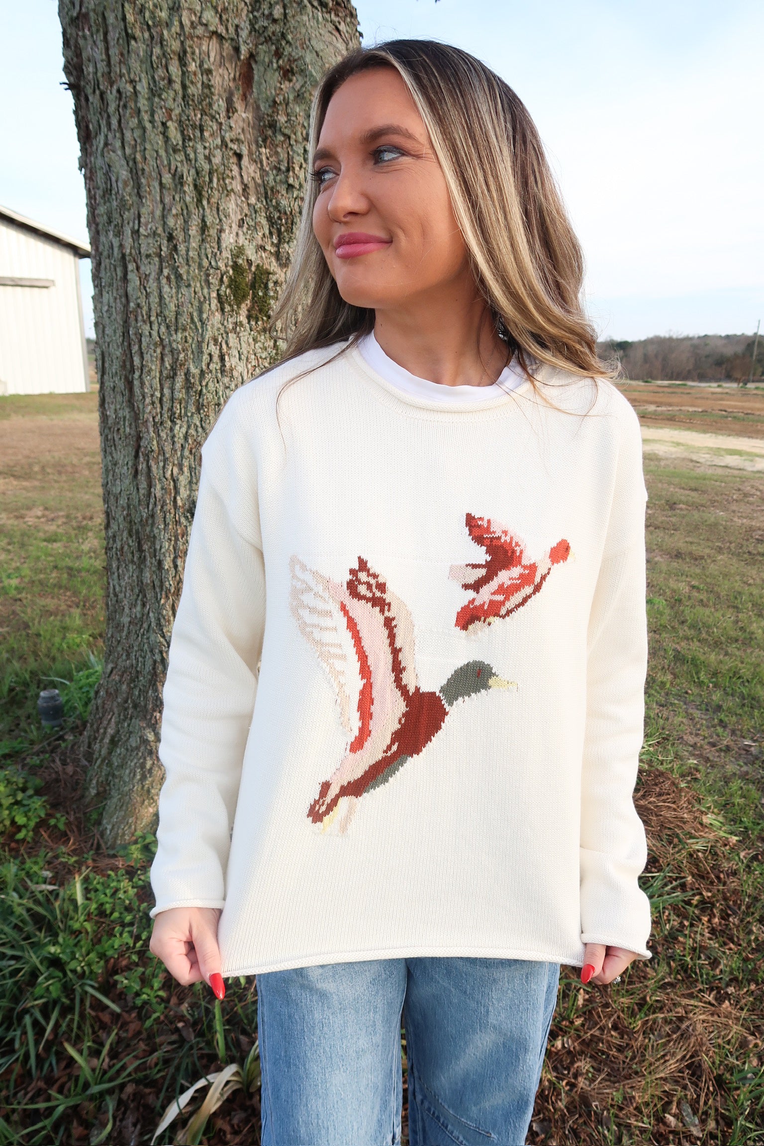 Flying Ducks Sweater