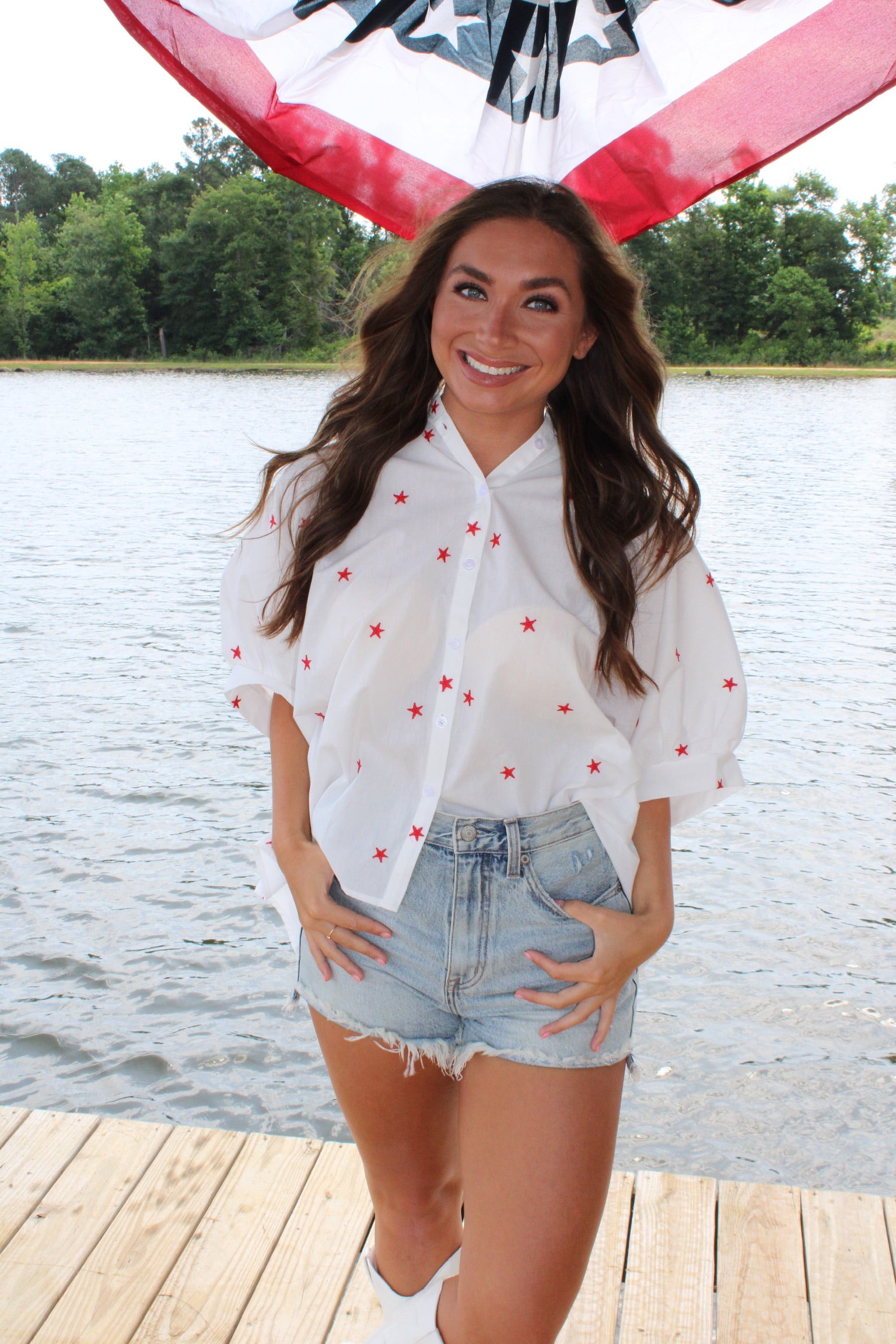 Star Spangled Shirt-Red