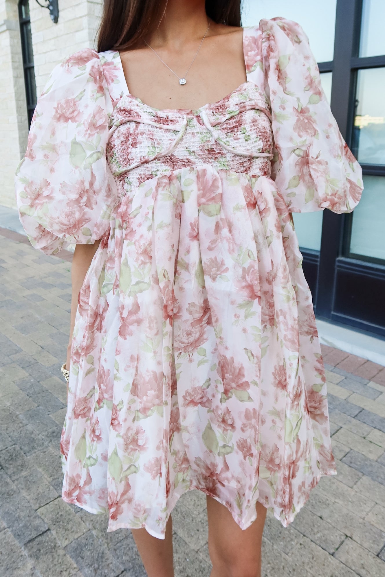 Floral Chiffon Mini Dress Medium Floral Chiffon Mini Dress Medium