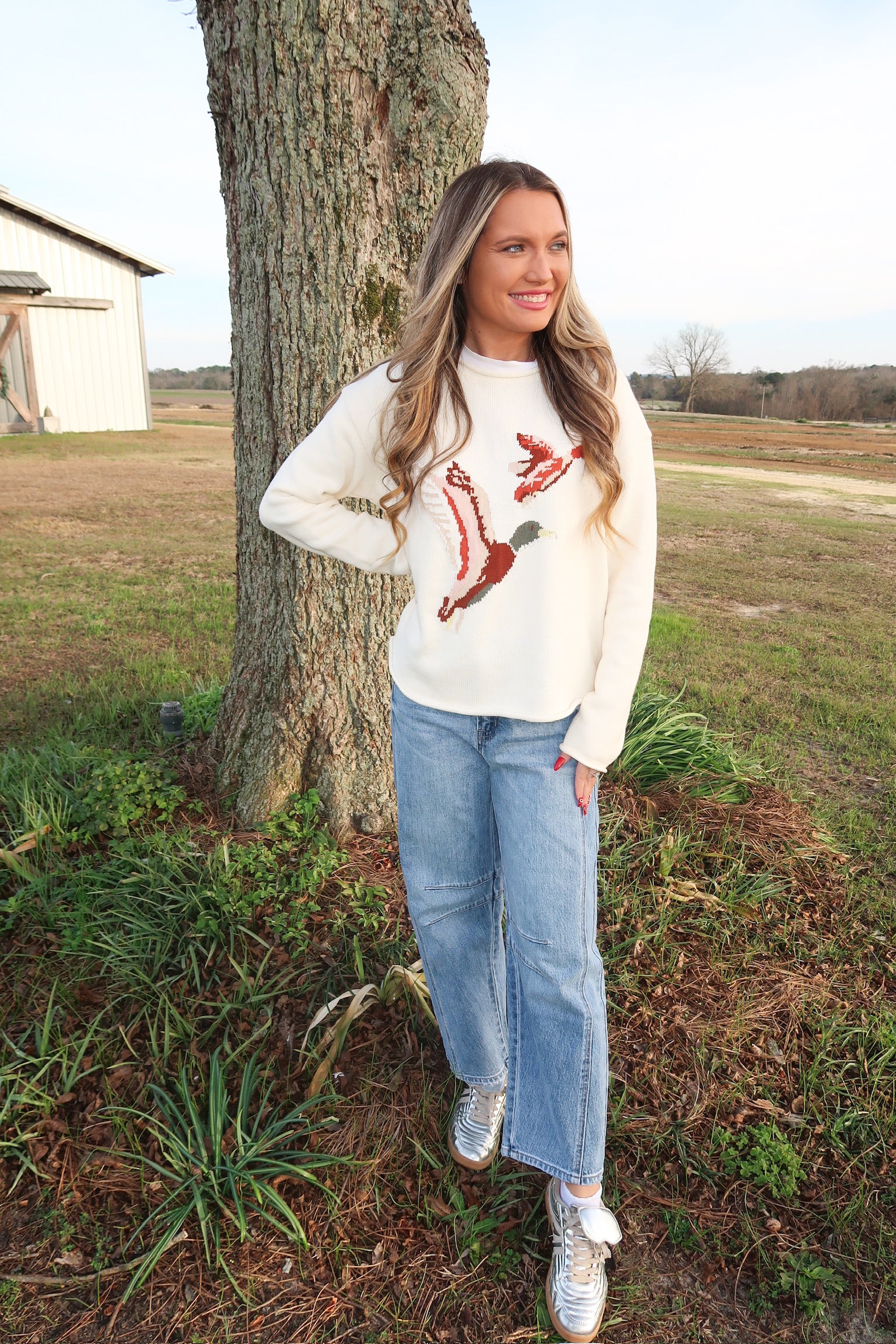 Flying Ducks Sweater