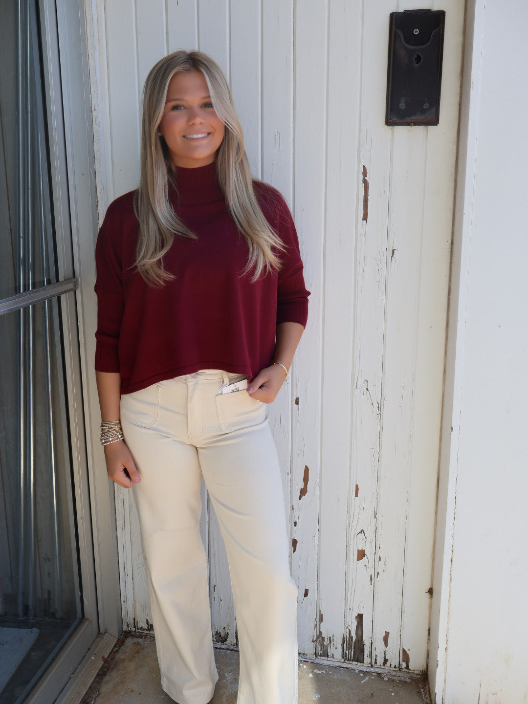 Kerisma Aja Sweater- Bordeaux  (Burgundy)