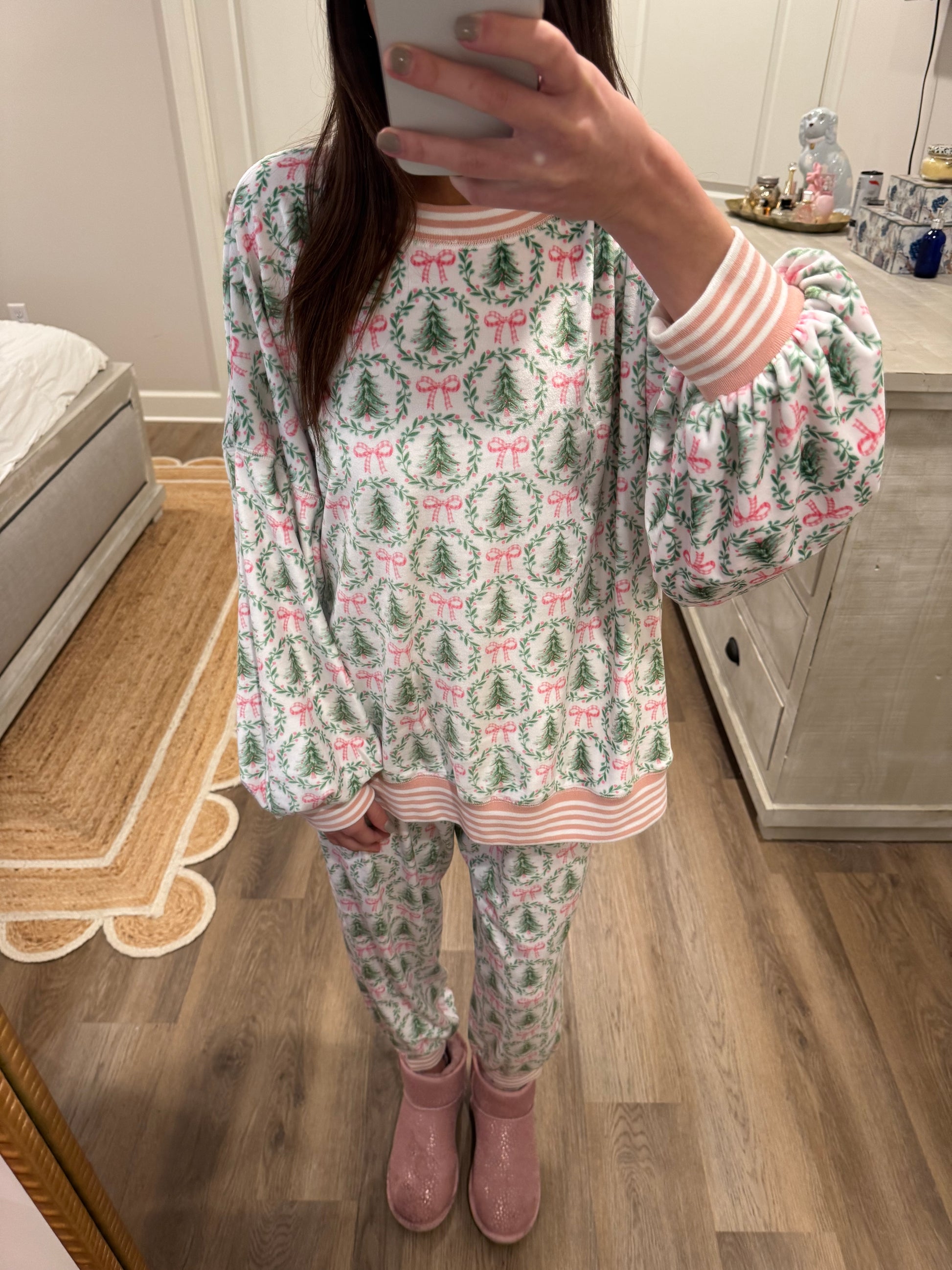 Trees and Bows Pajamas