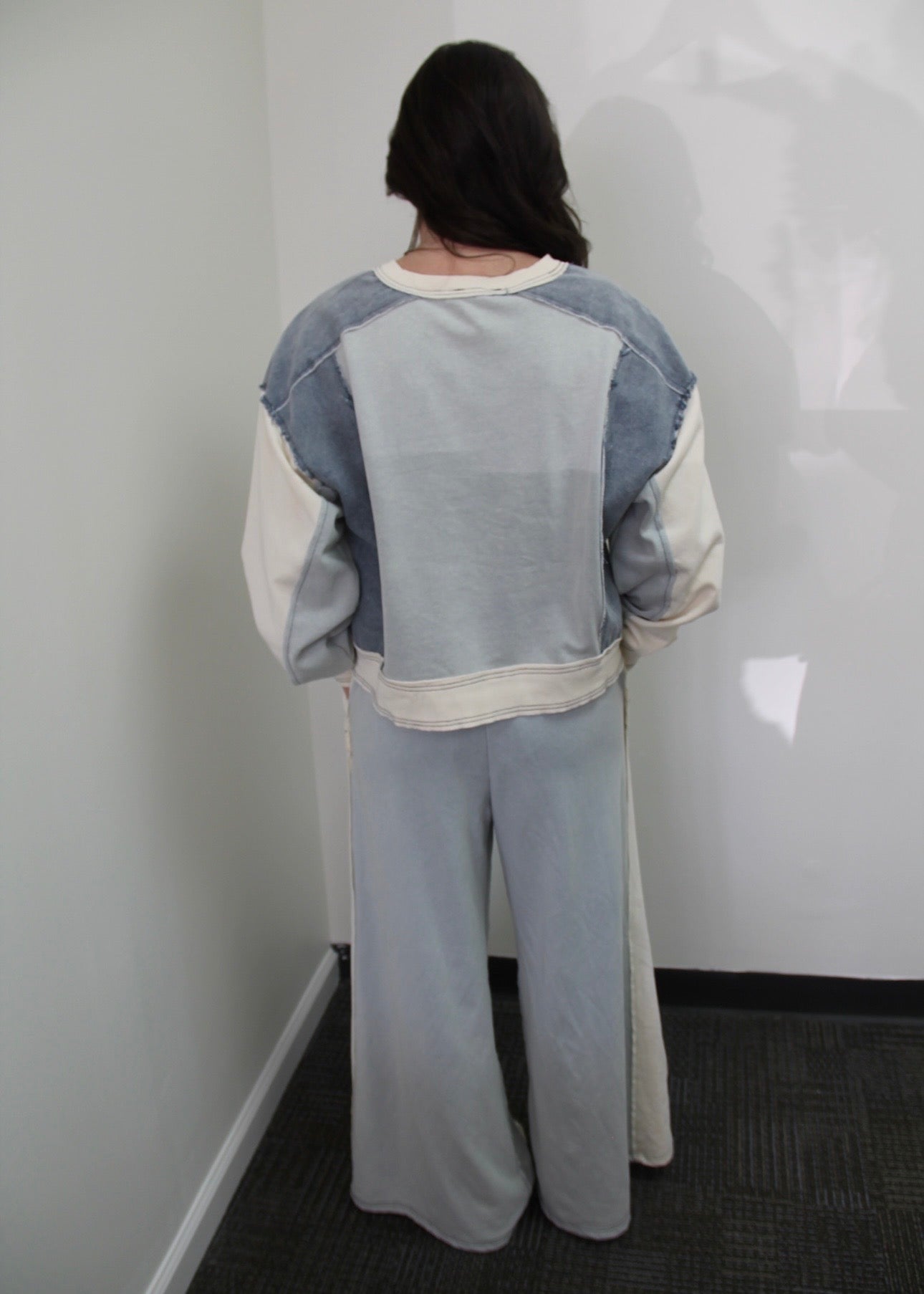 Sage/ Denim Jogger Set