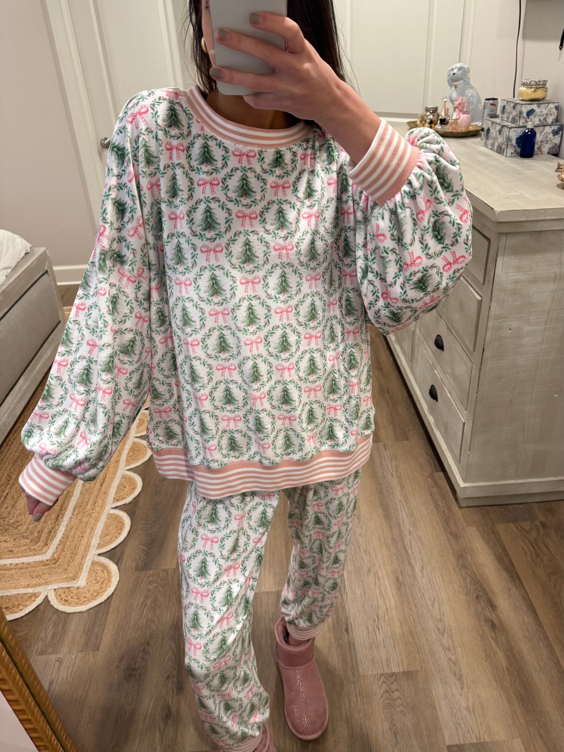 Trees and Bows Pajamas