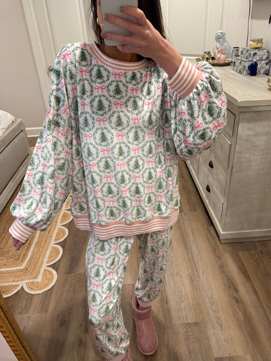 Trees and Bows Pajamas
