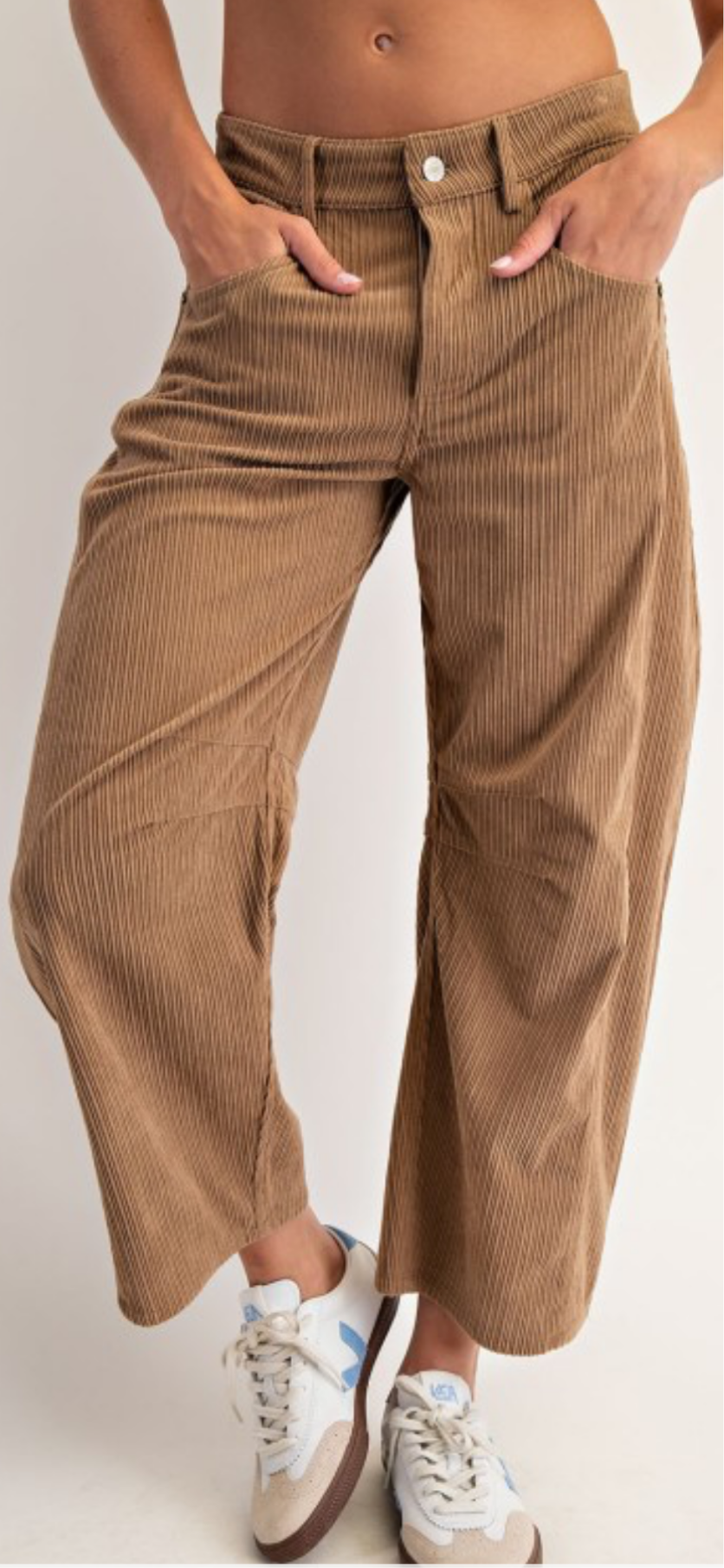 CoCo Corduroy Barrel Pants