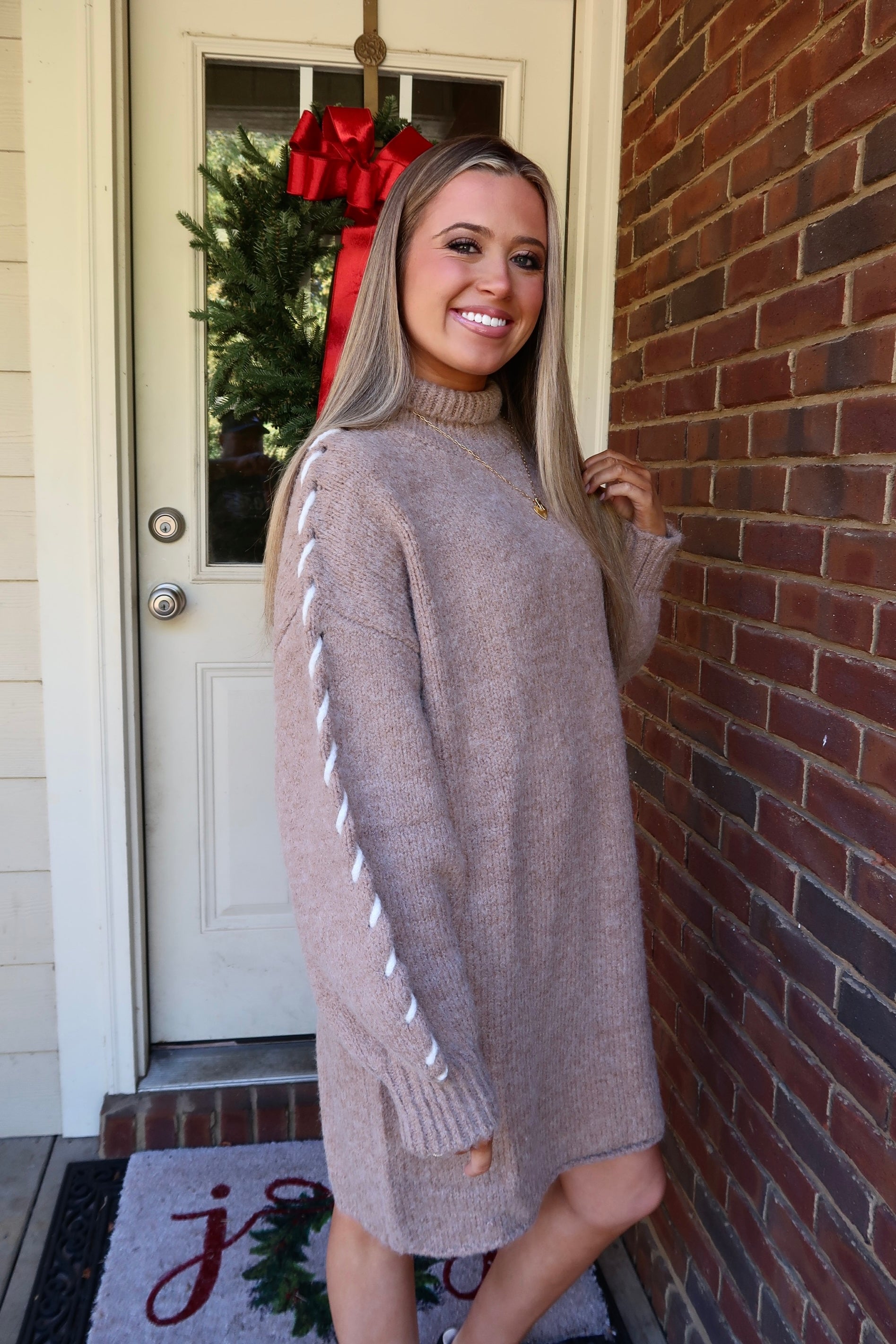Mariah Mocha Sweater Dress Large Mariah Mocha Sweater Dress Large