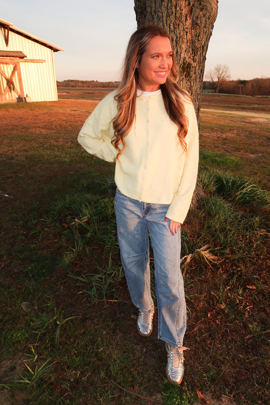 Piper Cardigan- Butter