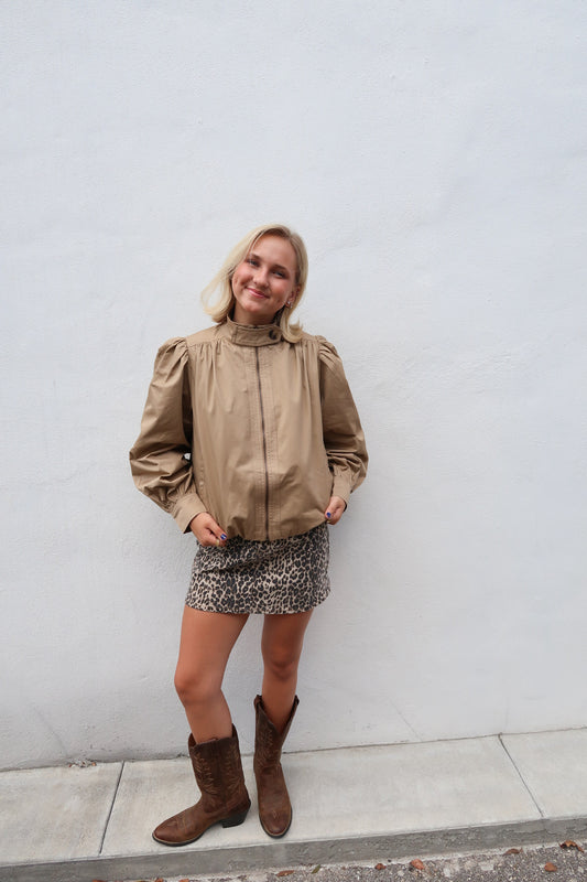 London Bubble Jacket -Camel