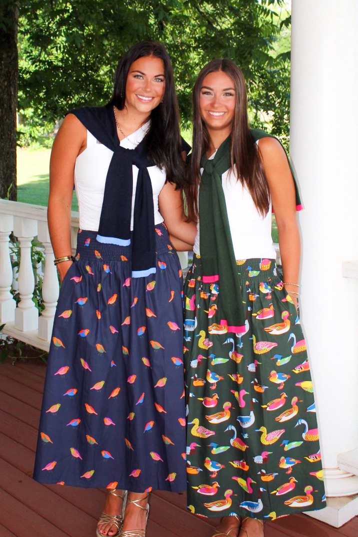 Sutton Olive Duck Skirt