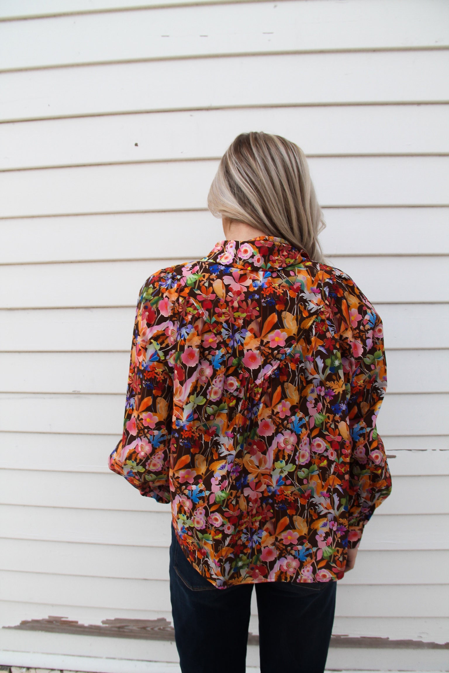 Bethany Brown Floral Top