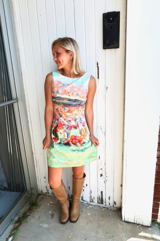 Football Design Mini Dress
