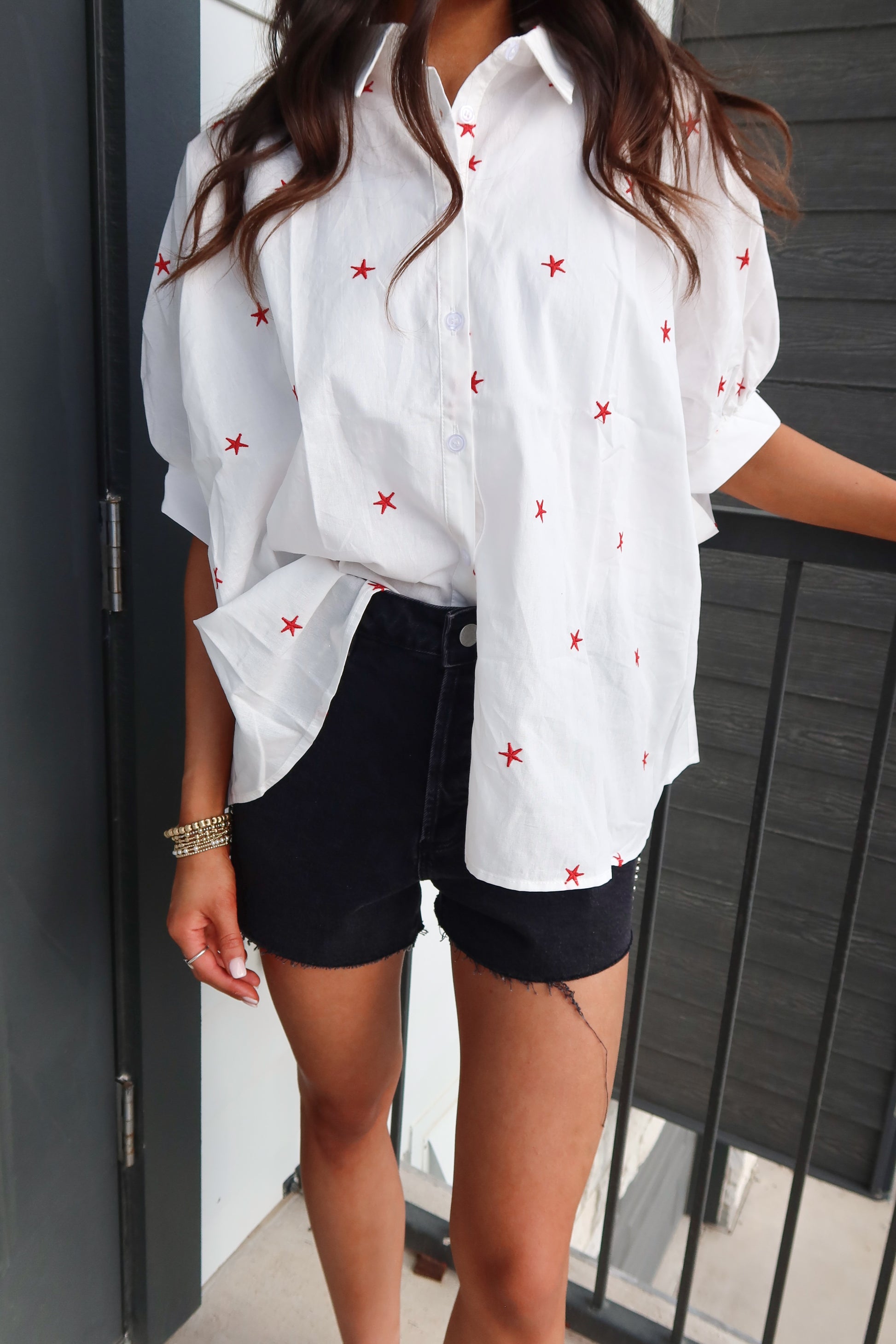 Star Spangled Shirt-Red