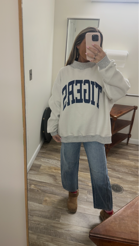 Grey Tigers Reversible Sweatshirt