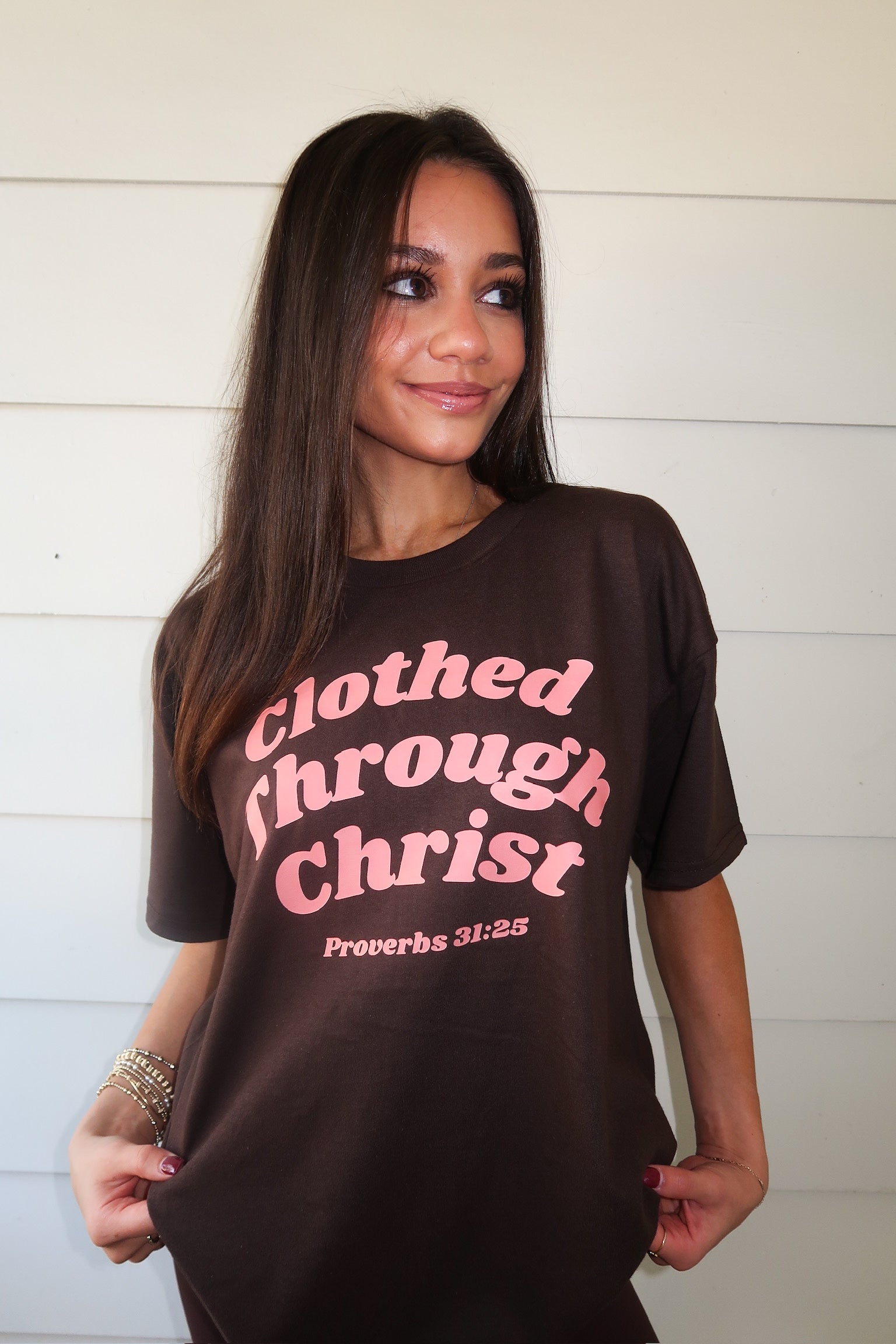 Clothed Through Christ -Brown