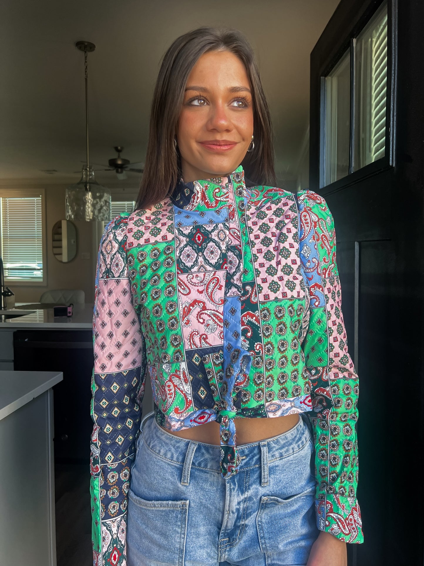 Patchwork Quilted Jacket