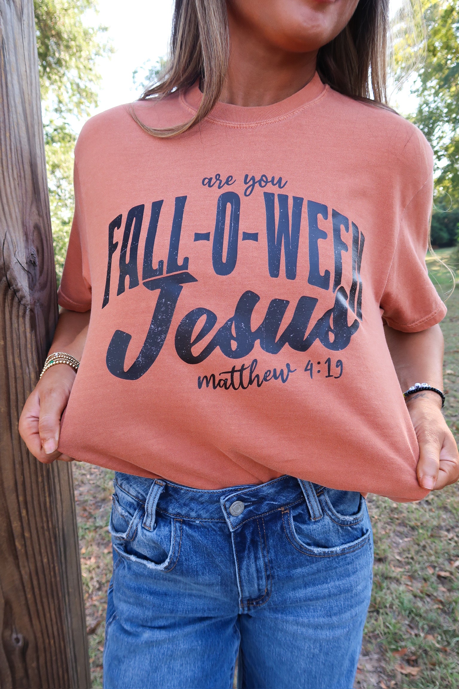 Fall-O-Ween Jesus Tee - Yam
