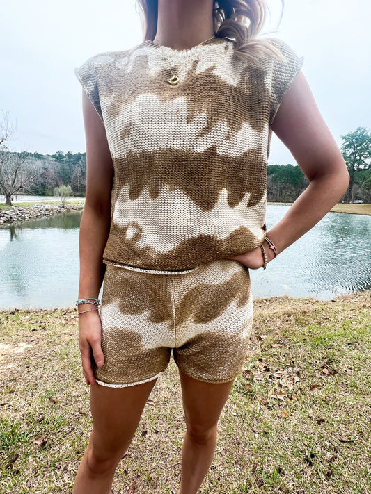 Two-Toned Knit Set