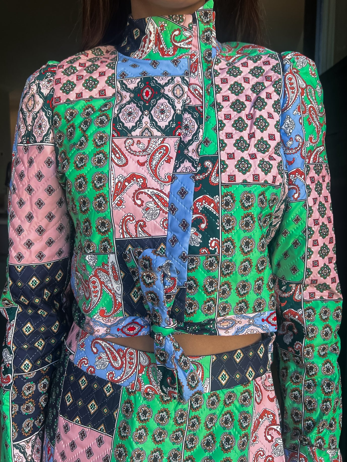 Patchwork Quilted Jacket