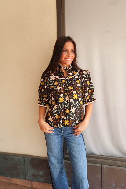 Wildflower Waltz Top