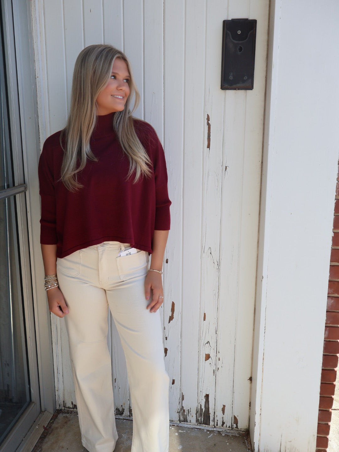 Kerisma Aja Sweater- Bordeaux  (Burgundy)