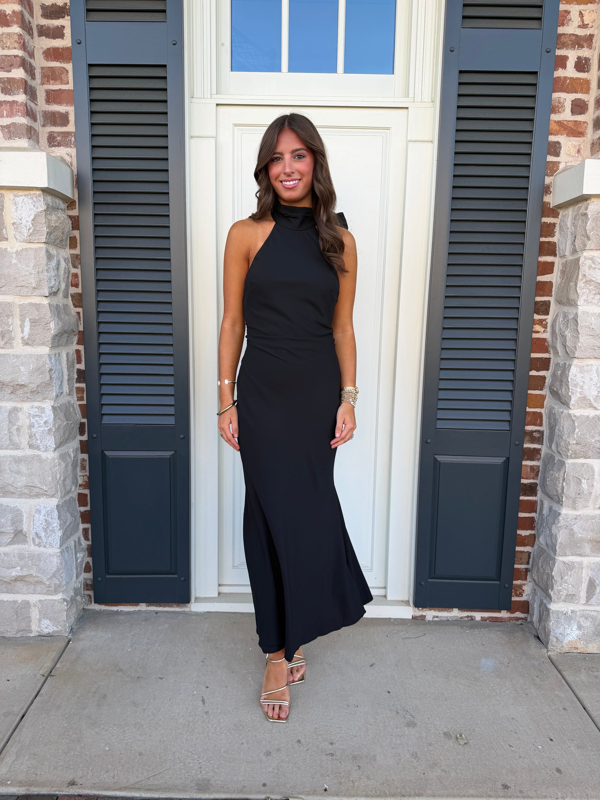 Black Bow Tie Dress