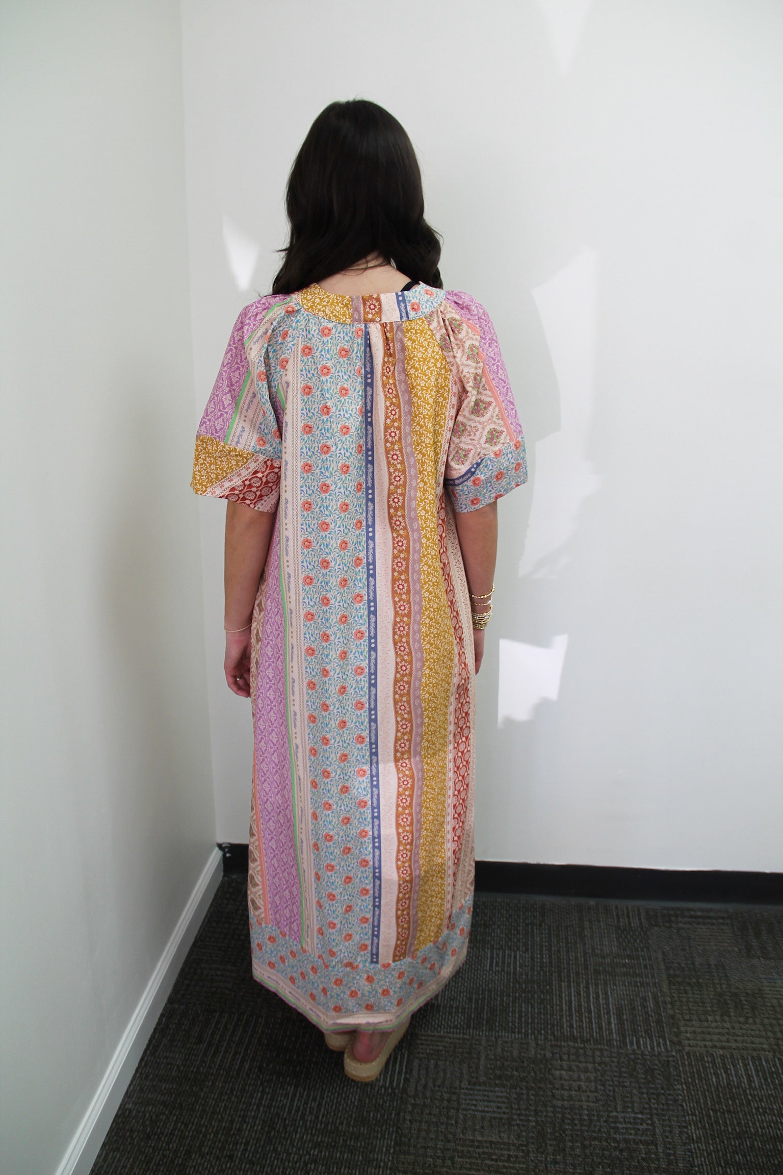 Peaceful Meadow Floral Midi Dress