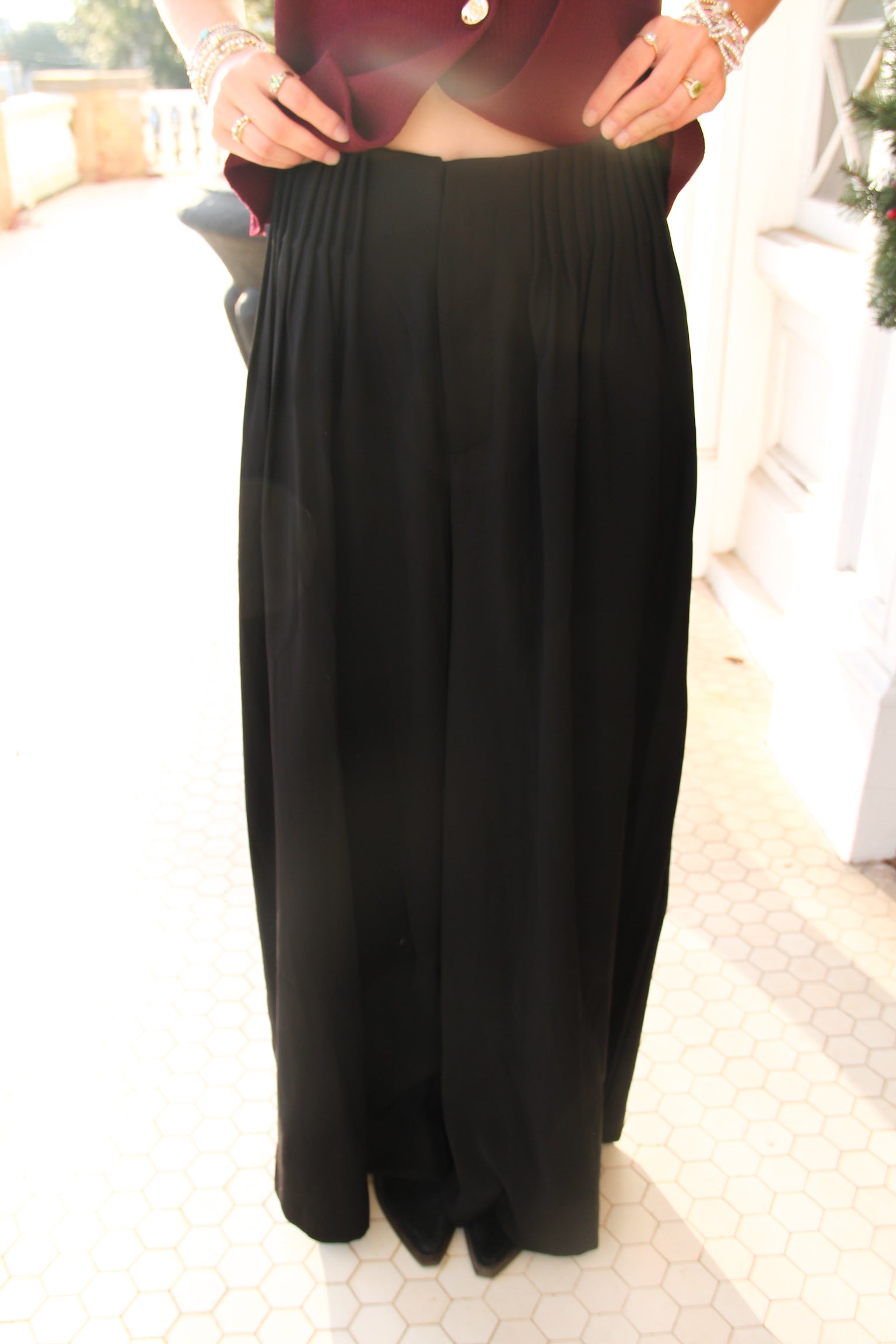 Palazzo Black Pants
