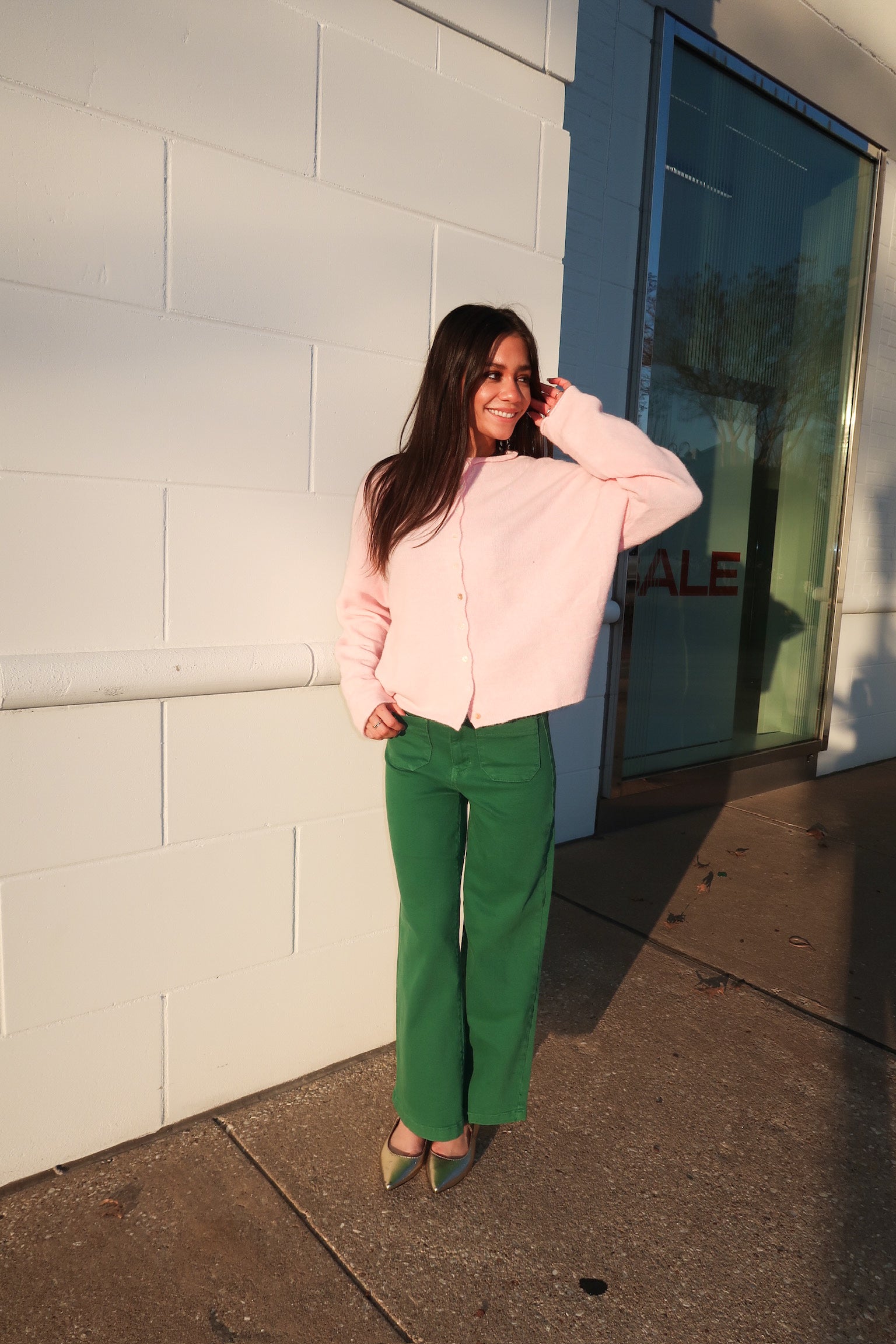 Piper Cardigan- Light Pink