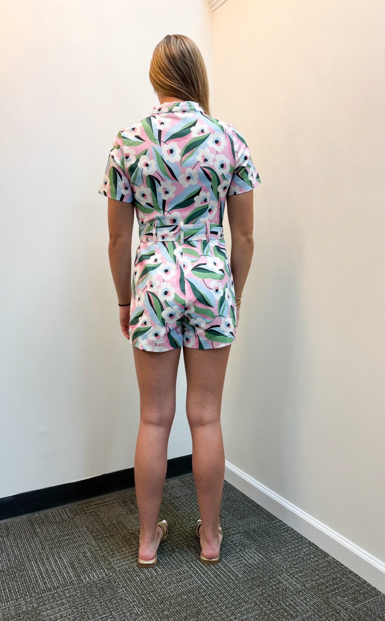 Bloom Zip Up Romper