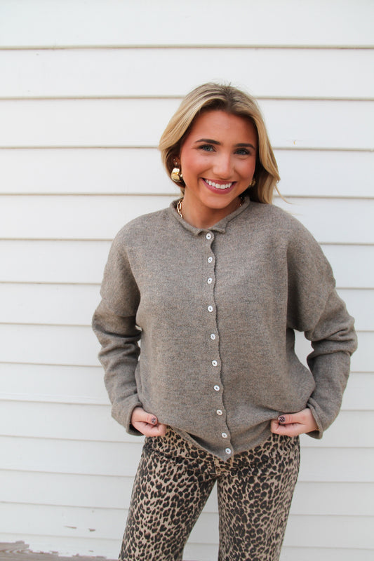Piper Cardigan - Mocha
