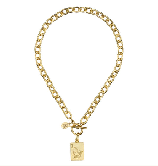 Bird Bam Mahjong Toggle Necklace