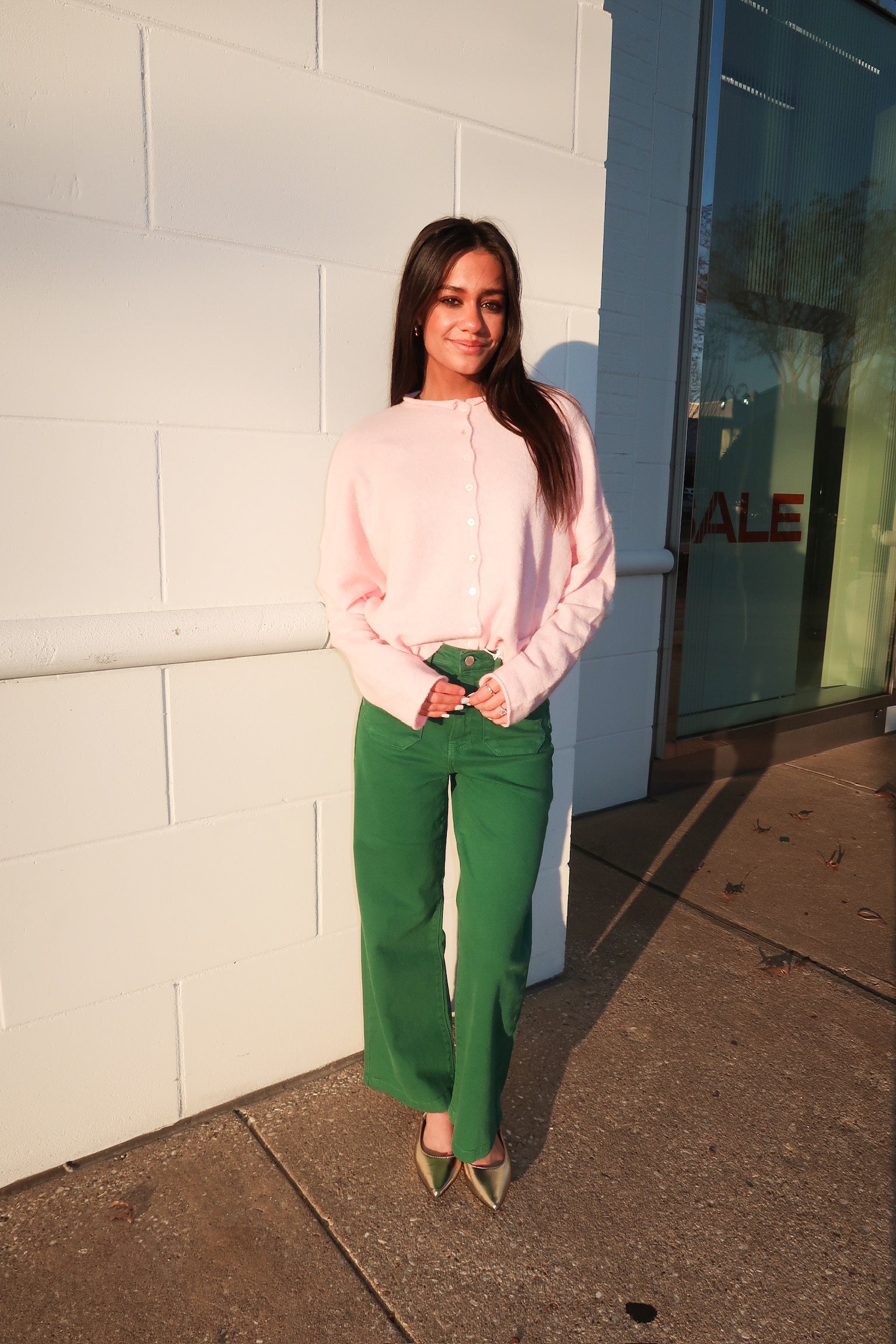 Piper Cardigan- Light Pink