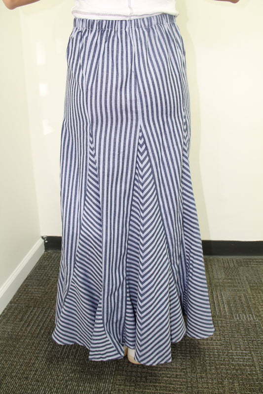 Adalyne Stripe Maxi Skirt