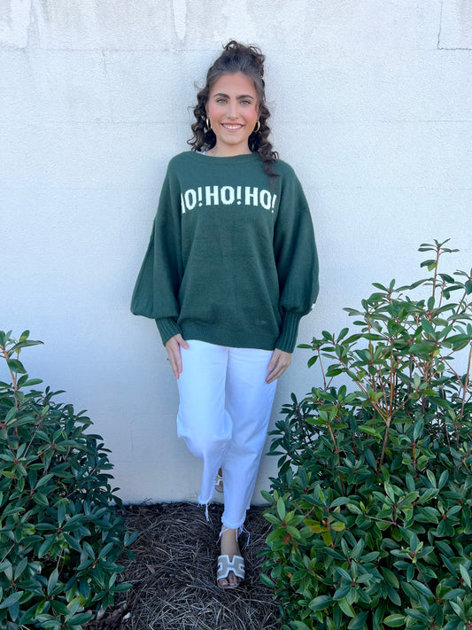 Merry CHRISTmas  Sweater- Green