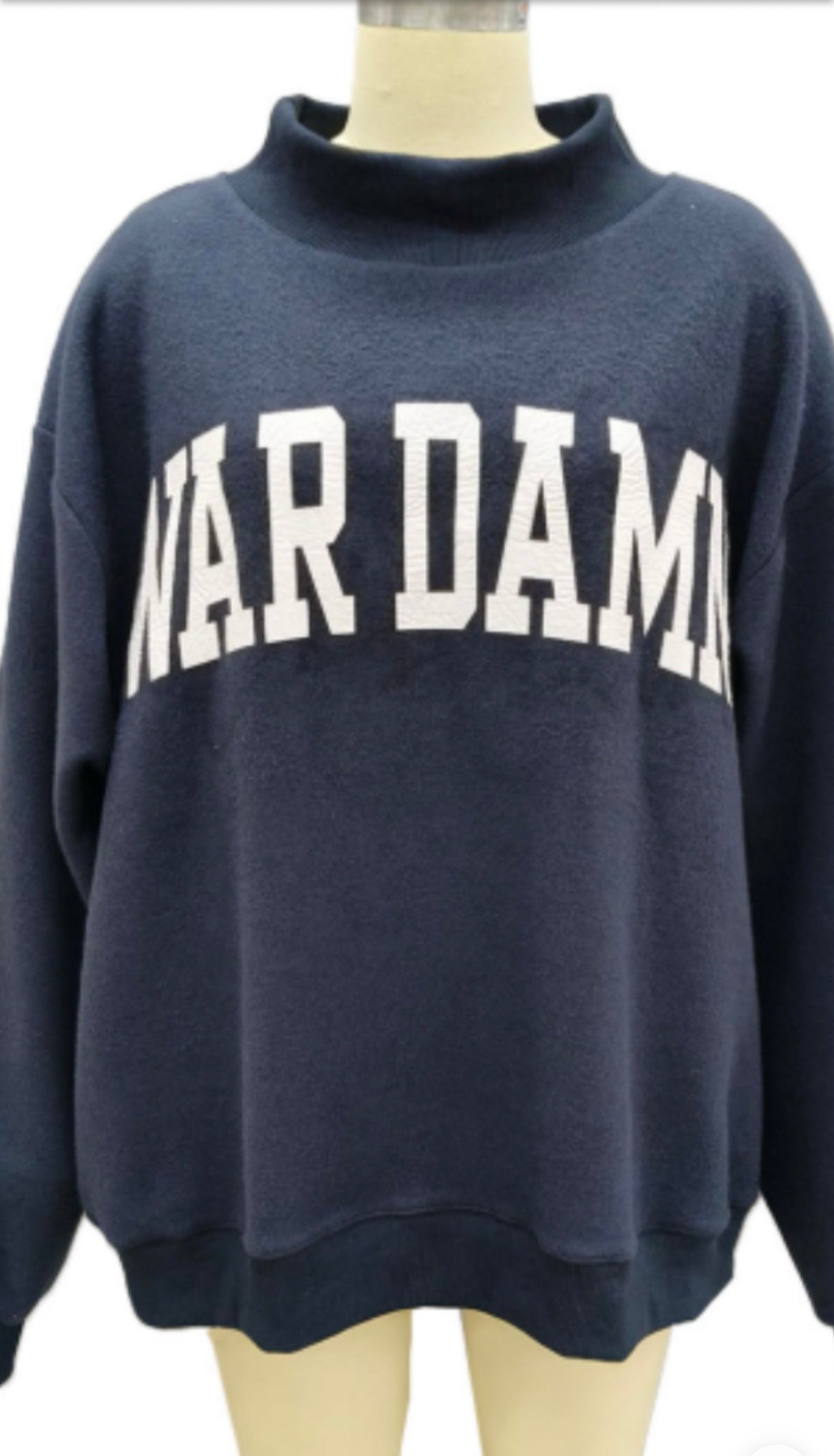 PREORDER. "Tigers" & "War Damn" Sweatshirt -Navy