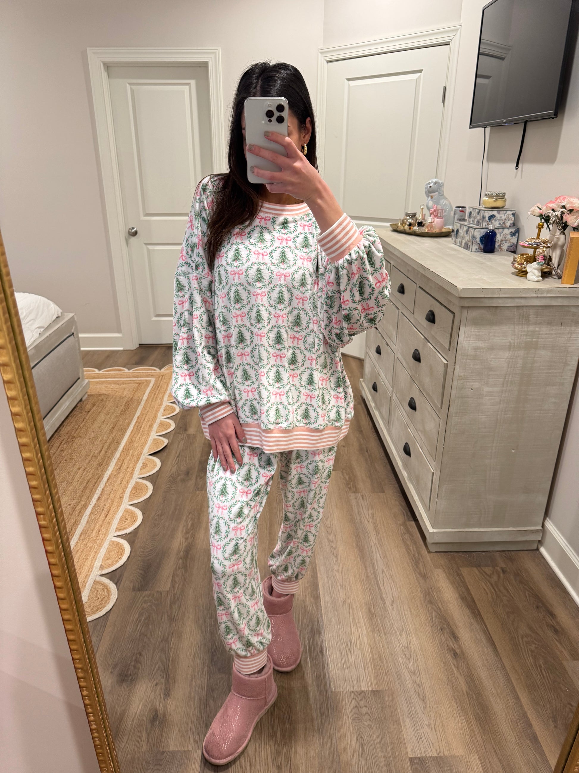 Trees and Bows Pajamas