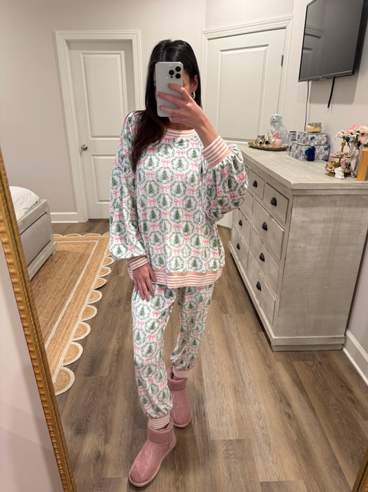 Trees and Bows Pajamas