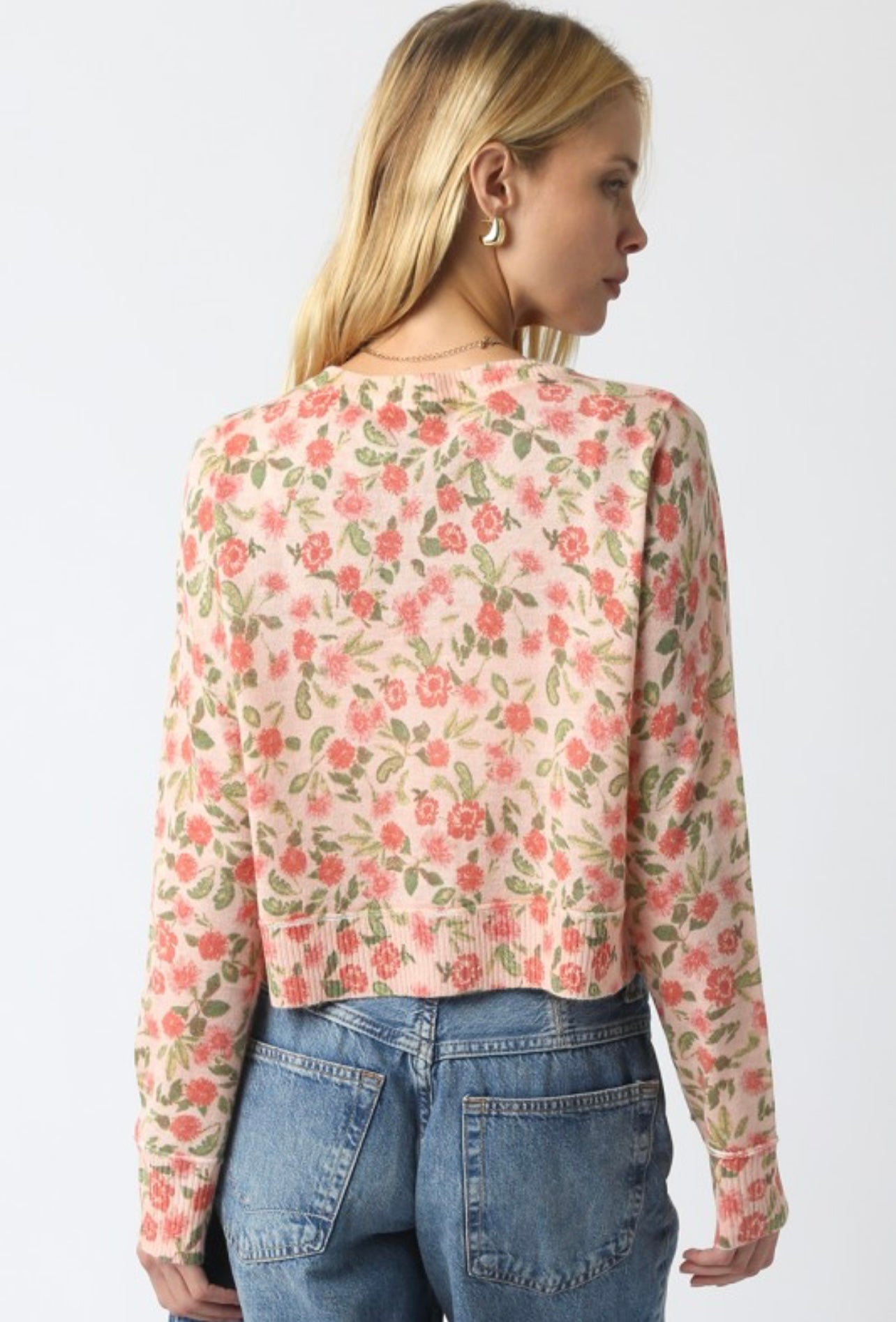 Hallie Floral Knit Cardigan