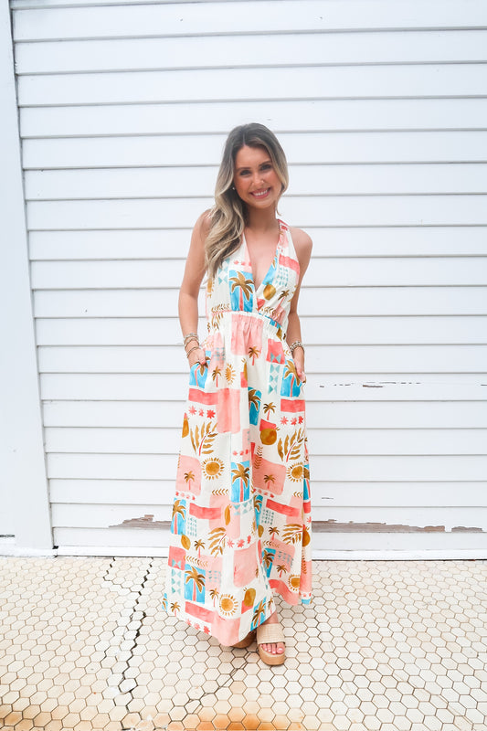 Amalfi Coast Maxi Dress
