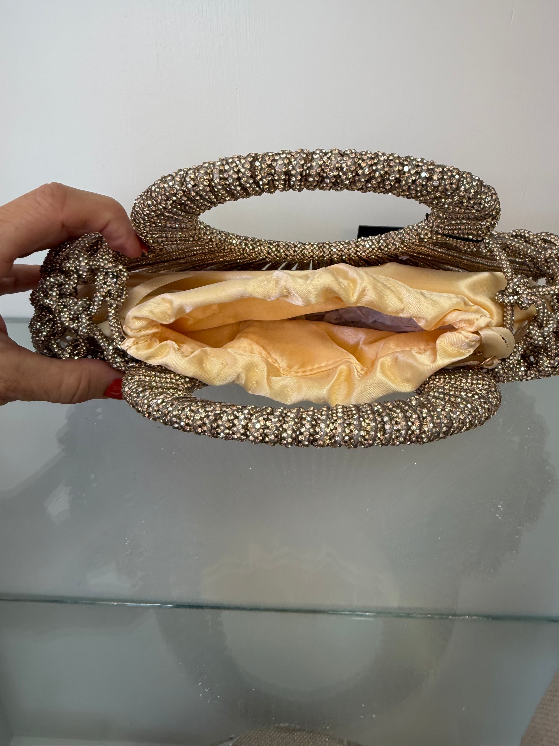 Callista Evening Bag- Gold